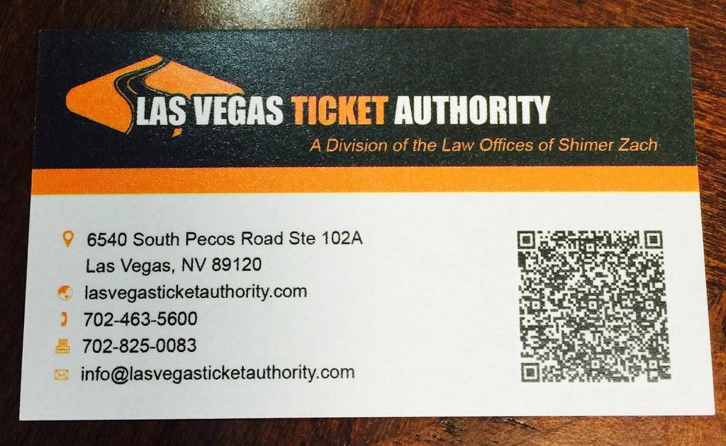 Las Vegas Ticket Authority | 6540 S Pecos Rd #102A, Las Vegas, NV 89120 | Phone: (702) 463-5600