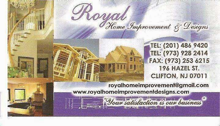 royalhomeimprovement | 196 Hazel St, Clifton, NJ 07011, USA | Phone: (201) 486-9420