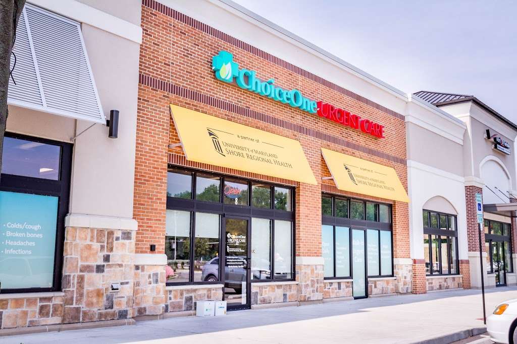 ChoiceOne Urgent Care - Denton | 8 Denton Plaza Denton Plaza, Denton, MD 21629, USA | Phone: (443) 606-2300