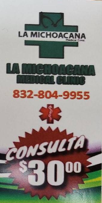 La Michoacana Medical Clinic | 10202 Telephone Rd, Houston, TX 77075, USA | Phone: (832) 804-9955