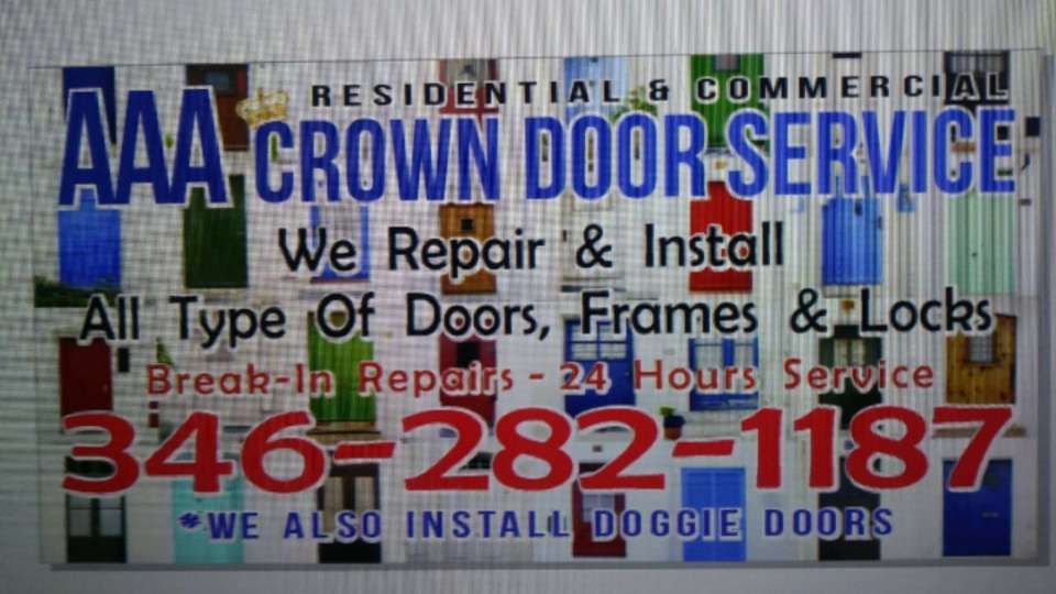 AAA CROWN DOOR SERVICE | 2206 Melissa St, Houston, TX 77039, USA | Phone: (346) 282-1187