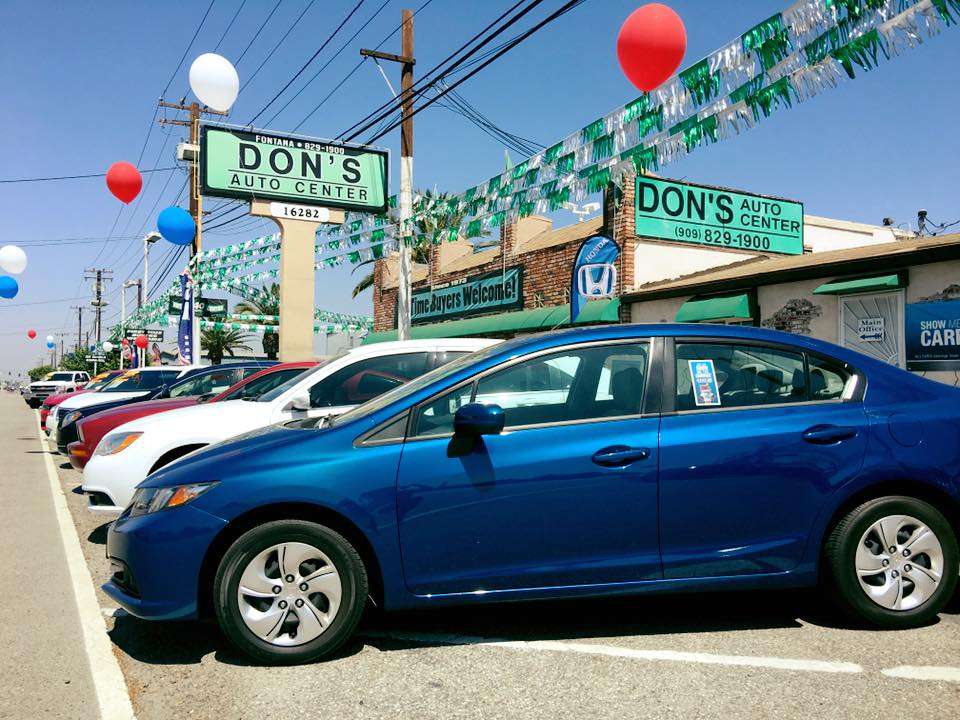 Dons Auto Center | 16282 Valley Blvd, Fontana, CA 92335 | Phone: (909) 829-1900