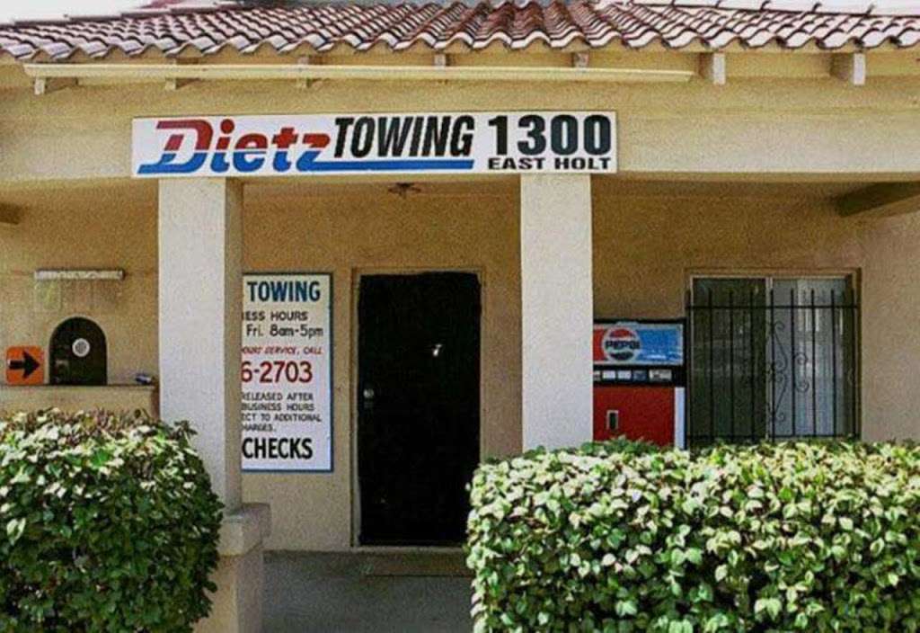 Dietz Towing | 1300 E Holt Blvd, Ontario, CA 91761 | Phone: (909) 986-2703