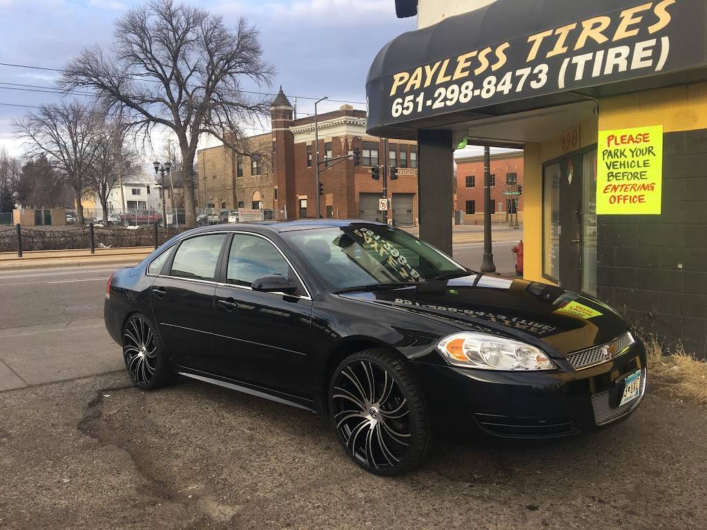 Pay Less Tires | 698 University Ave W, St Paul, MN 55104, USA | Phone: (651) 298-8473