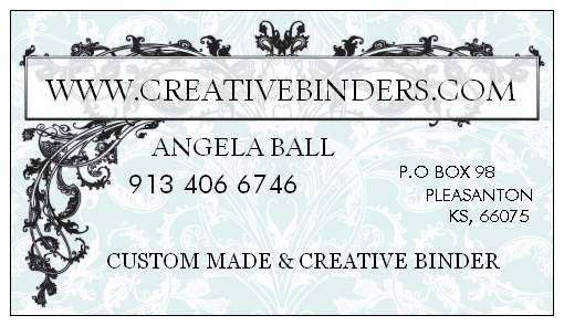 Creative Binders | 809 Sycamore St, Pleasanton, KS 66075, USA | Phone: (913) 406-6746