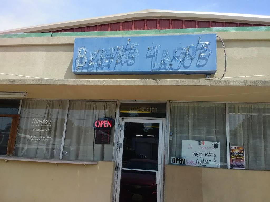 Bertas Mexican Restaurant #1 | 635 SW 29th St, Oklahoma City, OK 73109, USA | Phone: (405) 631-0356