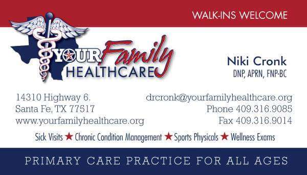 Your Family Healthcare | 14310 Hwy 6, Santa Fe, TX 77517, USA | Phone: (409) 316-9085