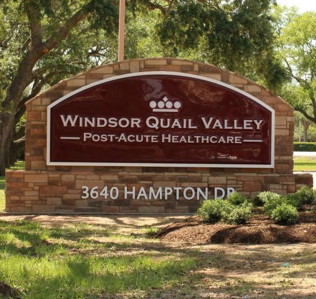Windsor Quail Valley Post-Acute Healthcare | 3640 Hampton Dr, Missouri City, TX 77459, USA | Phone: (281) 778-5144
