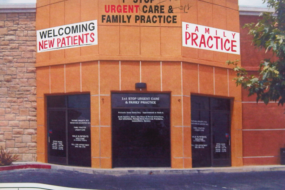 1st Stop Urgent Care & Family Practice | 2275 E Las Posas Rd, Camarillo, CA 93010, USA | Phone: (805) 388-3732