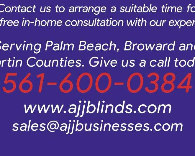 AJJ BLINDS | 4291 Fox Trace Rd, Boynton Beach, FL 33436 | Phone: (561) 600-0384