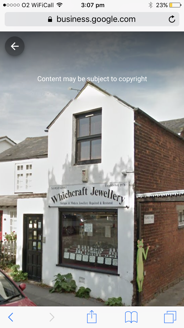 Whichcraft Jewellery | 54/56 The Green, Writtle, Chelmsford CM1 3DU, UK | Phone: 01245 420183