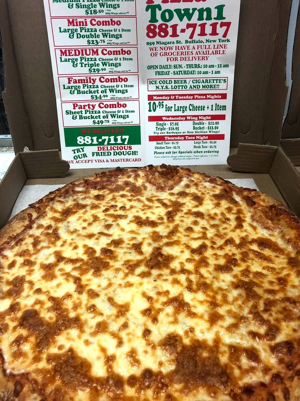 Pizza Town | 859 Niagara St, Buffalo, NY 14213, USA | Phone: (716) 881-7117