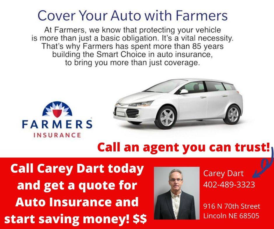 Farmers Insurance - Carey Dart | 916 N 70th St, Lincoln, NE 68505, USA | Phone: (402) 489-3323