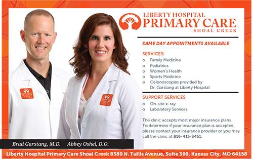 Liberty Hospital Primary Care Shoal Creek | 8380 N Tullis Ave Suite 300, Kansas City, MO 64158, USA | Phone: (816) 415-3451