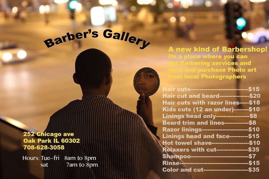 Barbers Gallery | 252 Chicago Ave, Oak Park, IL 60302, USA | Phone: (708) 628-3058