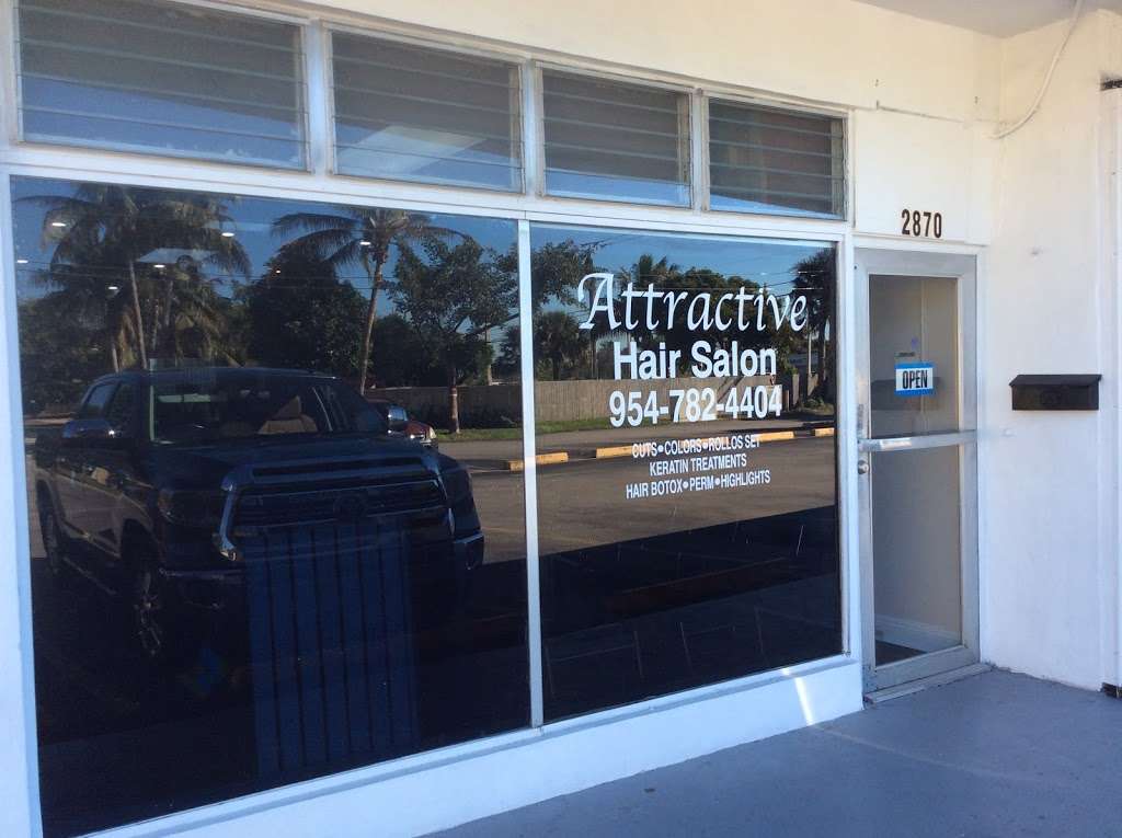 Attractive Hair Salon | 2870 NE 17th Ave, Pompano Beach, FL 33064, USA | Phone: (954) 782-4404