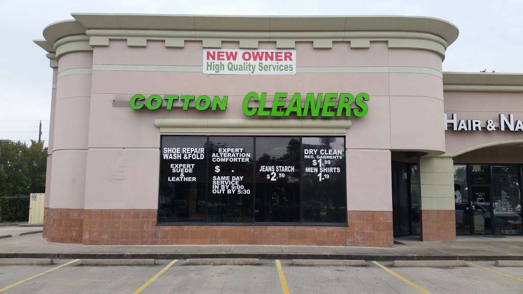Cotton Cleaners | 10100 West Rd, Houston, TX 77064, USA | Phone: (281) 807-1944