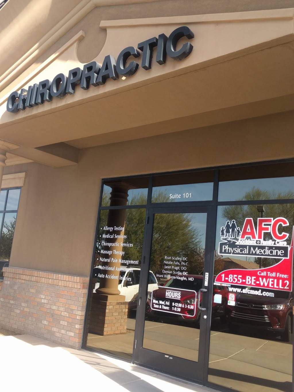 AFC Chiropratic | 3011 S Lindsay Rd, Gilbert, AZ 85295 | Phone: (855) 239-3552