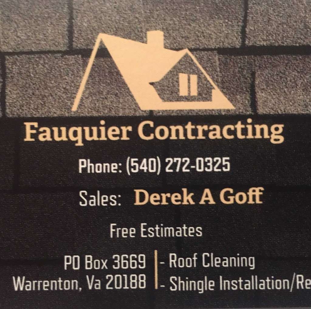 Fauquier Contracting | 4101 Running Quail Trail, Amissville, VA 20106, USA | Phone: (540) 272-0325