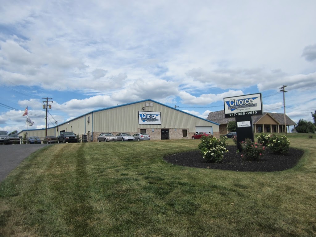 Choice Collision Center | 237 Oregon St, Mercersburg, PA 17236 | Phone: (717) 328-2515