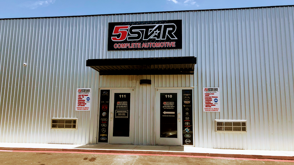 5Star Complete Automotive LLC | 8880 Oakland Rd, San Antonio, TX 78240, United States | Phone: (210) 663-6577