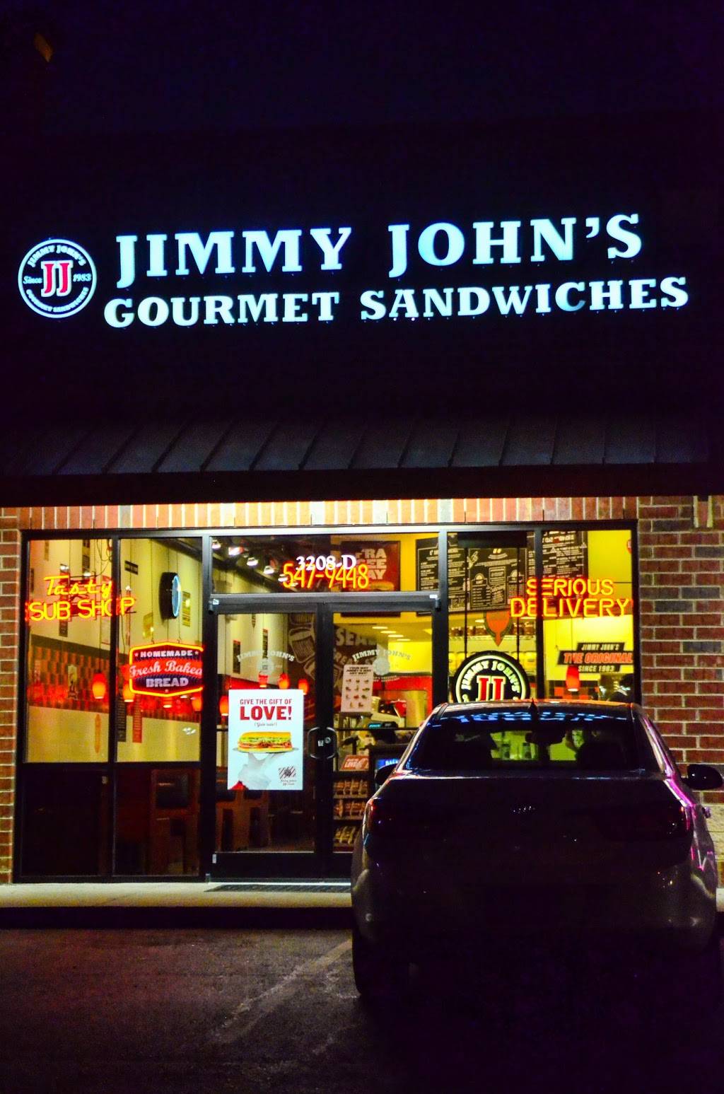 Jimmy Johns | 3208 W Gate City Blvd Unit D, Greensboro, NC 27407, USA | Phone: (336) 547-9448