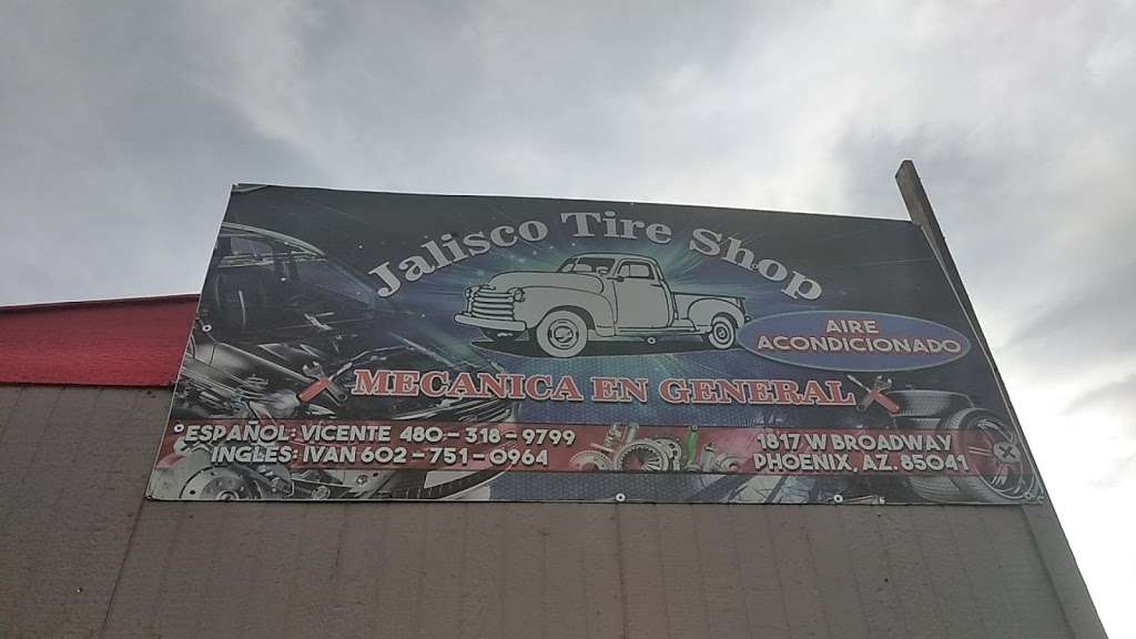 Jalisco Tire Shop | 1817 W Broadway Rd, Phoenix, AZ 85041, USA | Phone: (480) 318-9799