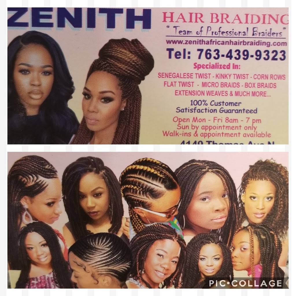 Zenith Hair Braiding, 4149 N Thomas Ave, Minneapolis, MN ...