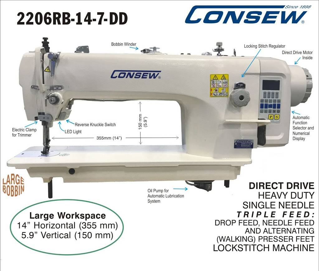 Consew- Consolidated Sewing Machine | 10850 NW 30th St, Doral, FL 33172, USA | Phone: (305) 471-0200