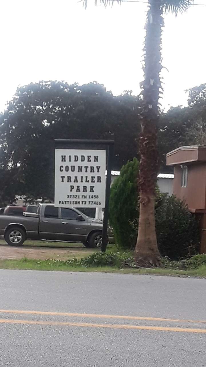 Hidden Country Trailer Park | 37321 FM 1458, Pattison, TX 77466, USA | Phone: (281) 375-6009