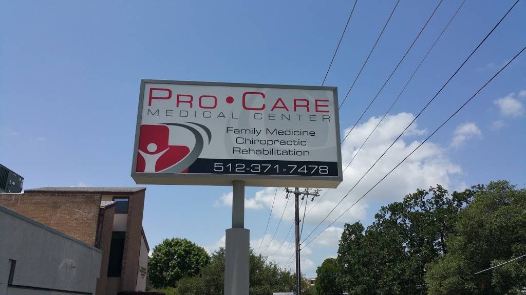 Pro-Care Medical Center - Chiropractor & Primary Care | 1015 W 39th 1/2 St, Austin, TX 78756, USA | Phone: (512) 377-9042