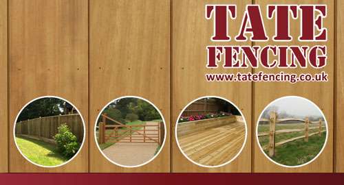 Tate Fencing | Court Lane Farm Cottages, Court Ln, Hadlow TN11 0DP, UK | Phone: 01732 853134