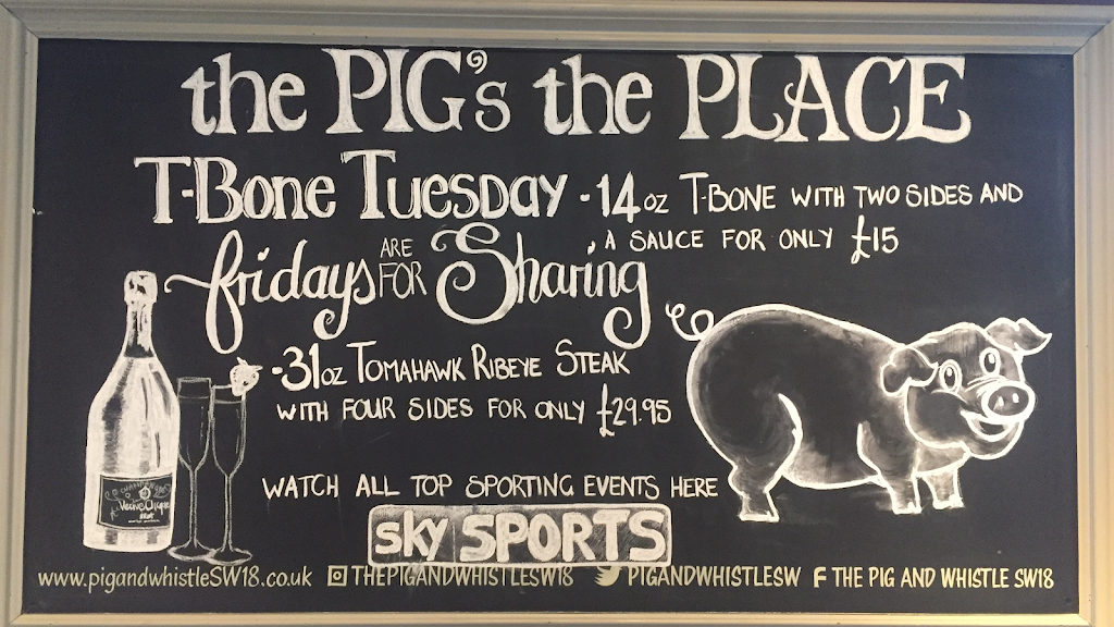 The Pig & Whistle | 481 Merton Rd, London SW18 5LD, UK | Phone: 020 8874 1061
