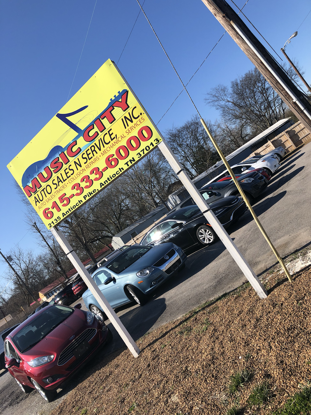 Music City Auto Sales N Service | 2135 Antioch Pike, Antioch, TN 37013, USA | Phone: (615) 333-6000