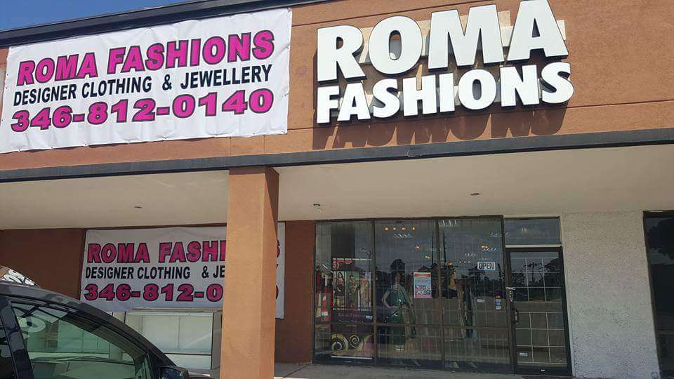 Roma Fashions | 10738 Cypress Creek Pkwy, Houston, TX 77070, USA | Phone: (832) 604-6444