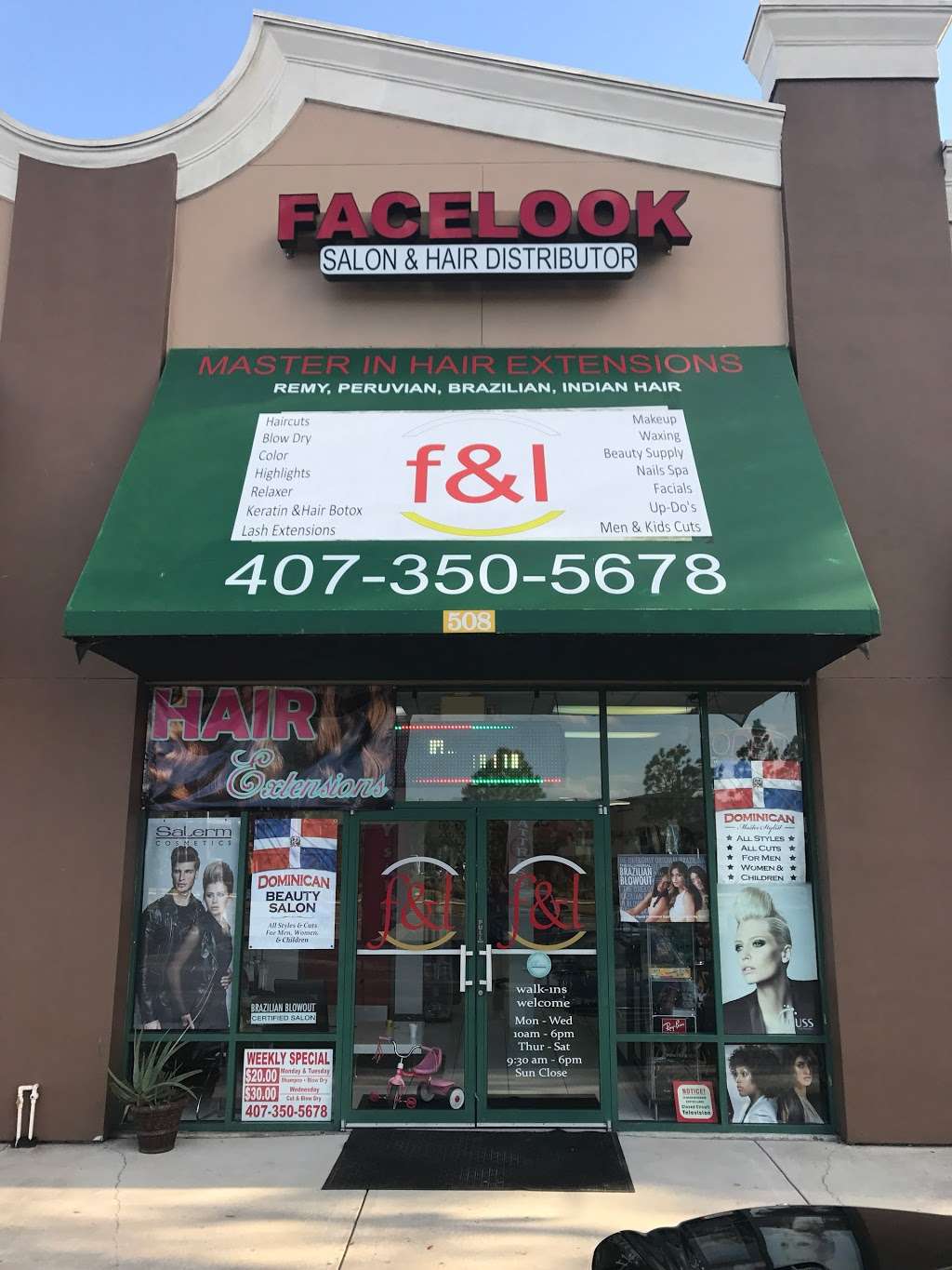 facelook salon & spa | 508 E Osceola Pkwy, Kissimmee, FL 34744, USA | Phone: (407) 350-5678