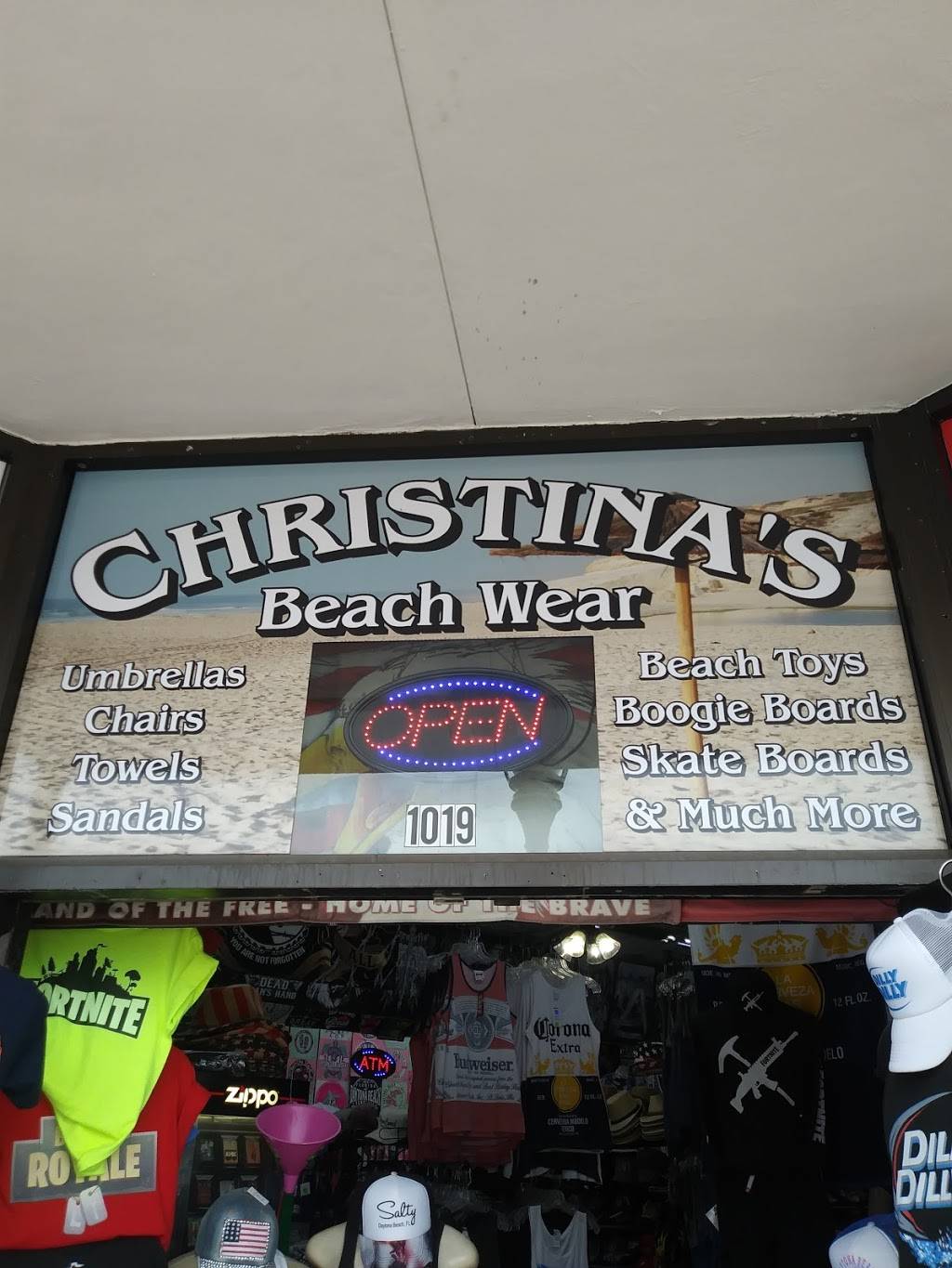Christinas Beachwear & Gifts | 1019 Main St, Daytona Beach, FL 32118, USA | Phone: (386) 255-9132