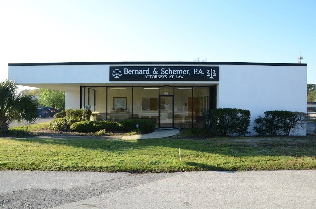 Bernard & Schemer, P.A. Attorneys At Law | 480 Busch Dr, Jacksonville, FL 32218, USA | Phone: (904) 751-6980