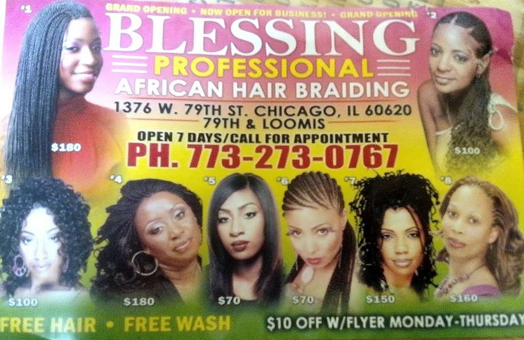 Blessing Professional | 1376 W 79th St, Chicago, IL 60620, USA | Phone: (773) 273-0767