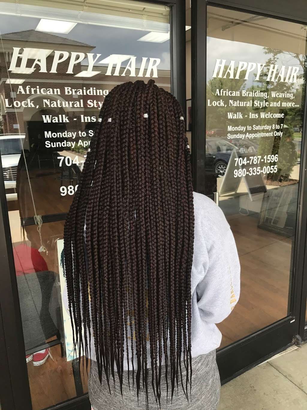 Happy Hair Braiding | 9605 N Tryon St, Charlotte, NC 28262, USA | Phone: (980) 335-0055