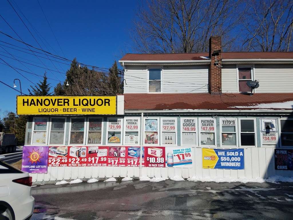 Hanover Liquor | 13819 Hanover Pike, Reisterstown, MD 21136, USA | Phone: (410) 429-4001