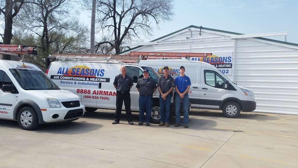 All Seasons Air Conditioning & Heating | 150 New Century Pkwy, New Century, KS 66031, USA | Phone: (913) 780-0076