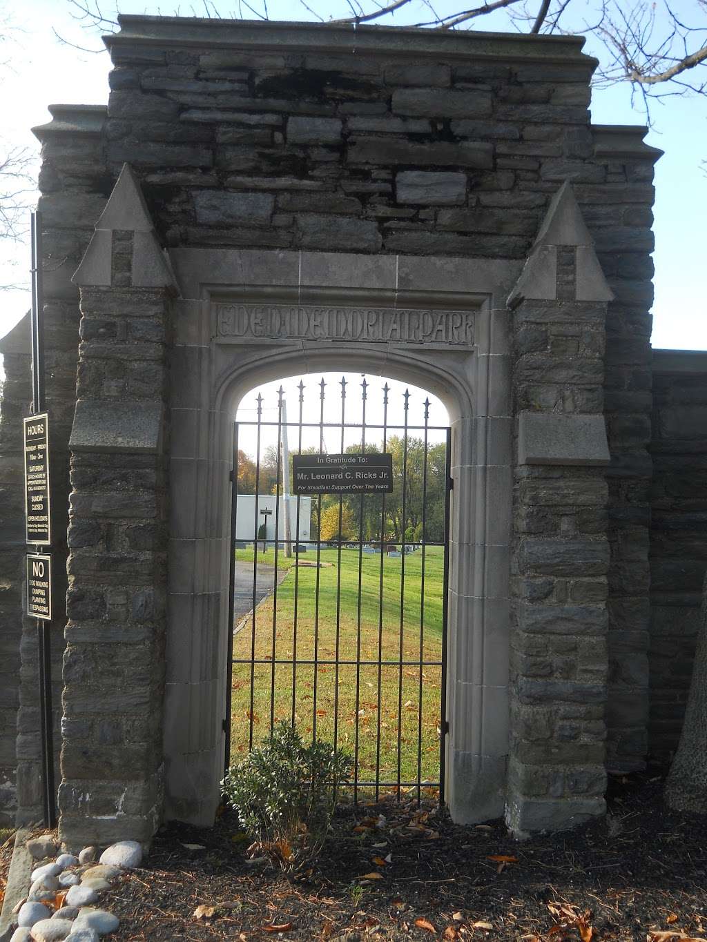 Eden Cemetery | 1434 Springfield Rd, Darby, PA 19023, USA | Phone: (610) 583-8737