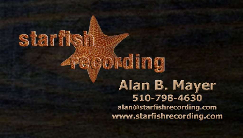 Starfish Recording | 322 Starfish Dr, Vallejo, CA 94591, USA | Phone: (510) 798-4630