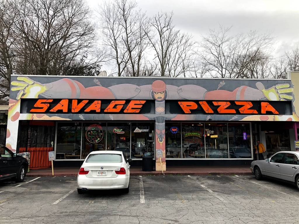 Savage Pizza | 484 Moreland Ave NE, Atlanta, GA 30307, USA | Phone: (404) 523-0500