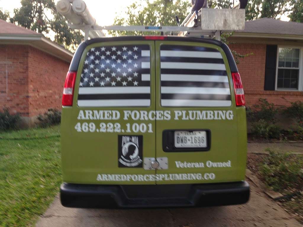 Armed Forces Plumbing | 1810 Commerce St, Garland, TX 75040, USA | Phone: (469) 222-1001