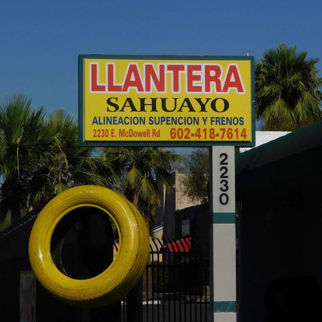 Sahuayo Tire Shop | 2230 E McDowell Rd, Phoenix, AZ 85008, USA | Phone: (602) 418-7614