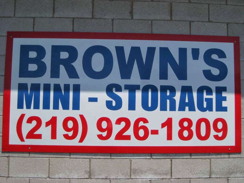 Browns Mini Storage | 1535 S Calumet Rd, Chesterton, IN 46304, USA | Phone: (219) 926-1809