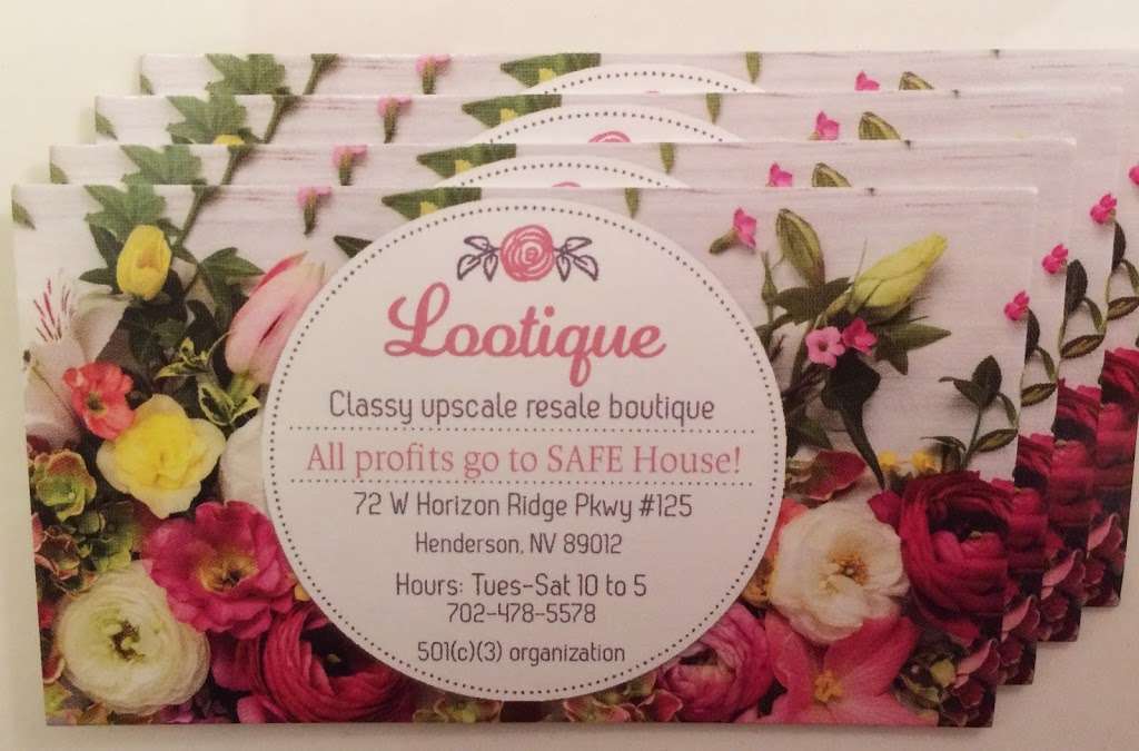 Lootique High Quality Resale | 72 W Horizon Ridge Pkwy suite 125, Henderson, NV 89012, USA | Phone: (702) 478-5578