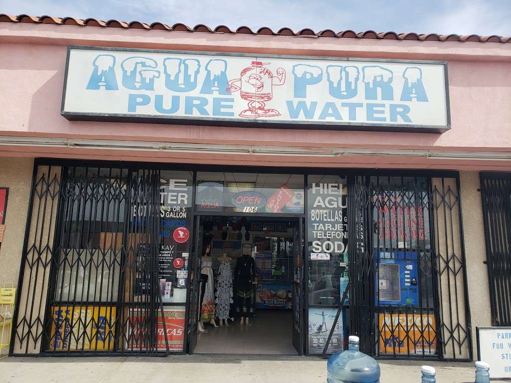 Agua Pura | 1332 W 5th St #106, San Bernardino, CA 92411 | Phone: (909) 763-2674